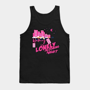 Walking in Lonely Blooming Night Tank Top